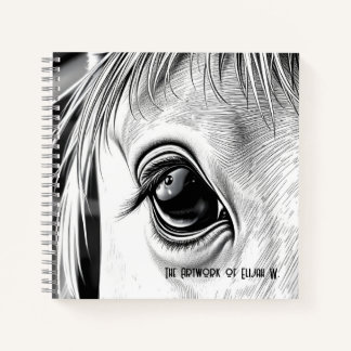 Equine Gaze - Spiral Sketch Book Notitieboek