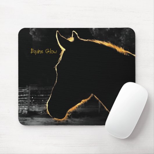 Equine Glow-Computer Mousepad Muismat (Met muis)