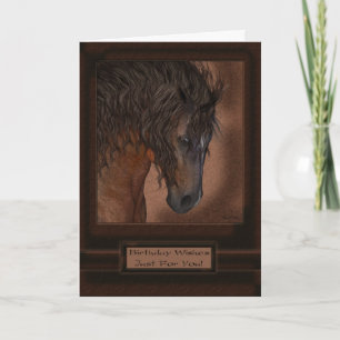 Equine Horse Birthday Wenskaart speciaal voor jou! Kaart