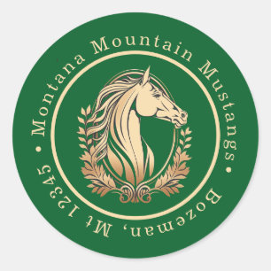 Equine Horse Business Labels