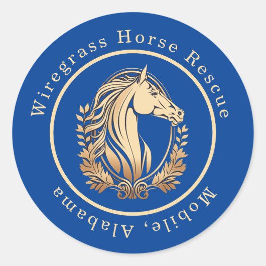 Equine Horse Business Rescue Labels (Voorkant)