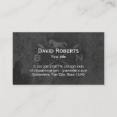 Equine Horseback Riding Equestrian Custom Logo Visitekaartje (Achterkant)