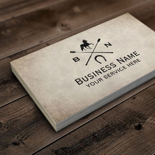 Equine Horseback Riding Equestrian  Horse Visitekaartje