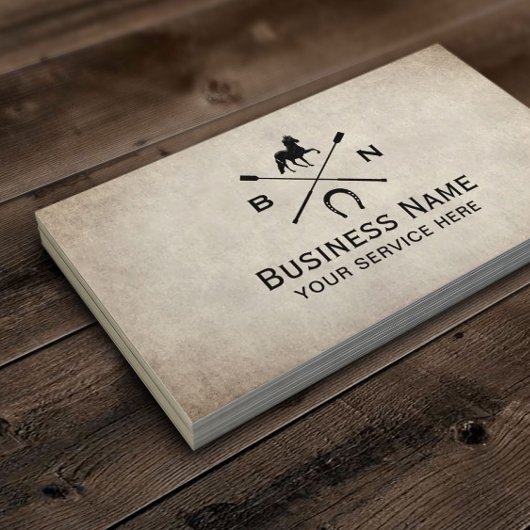 Equine Horseback Riding Equestrian  Horse Visitekaartje