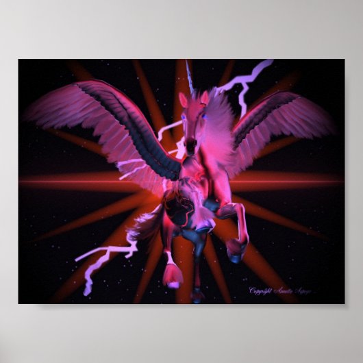 Equine Red Poster (Voorkant)