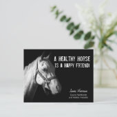 Equine Specialist for Horse Business Clients Postc Briefkaart (Staand voorkant)