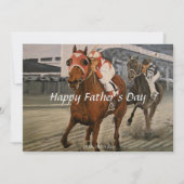 Equine Thoroughbred Wins Big Race (Voorkant)