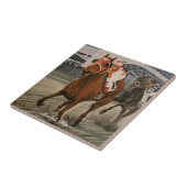Equine Thoroughbred Wins Big Race Tegeltje (Zijkant)