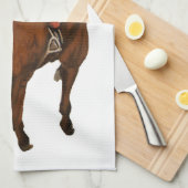 Equine Thoroughbred Wins Horse Race Theedoek (Quarter Fold)