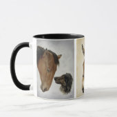 Equine Trio-Mok in het zwart Mok (Links)