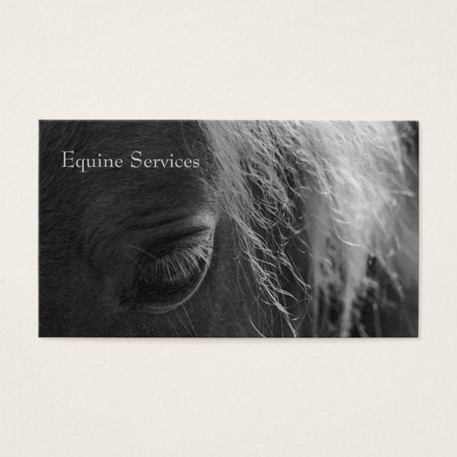 Equine Up Close Visitekaartje (Voorkant)