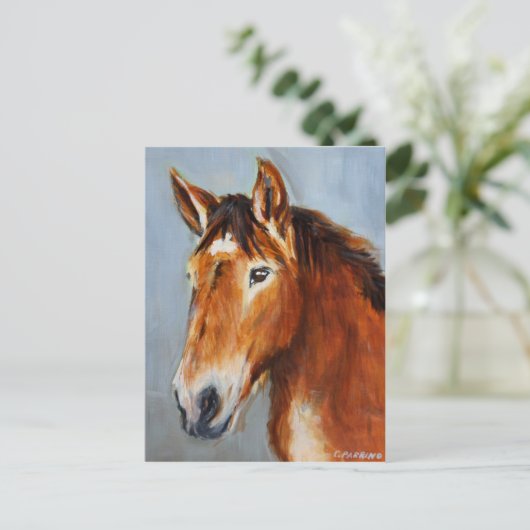 Equine Voices Gulliver Briefkaart (Staand voorkant)