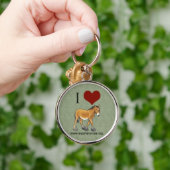 Equine Voices I Love Gulliver Green Sleutelhanger (Hand)