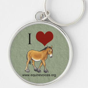Equine Voices I Love Gulliver Green Sleutelhanger