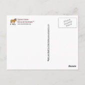 Equine Voices Mystic en Wyatt Briefkaart (Achterkant)