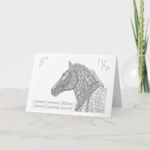 Equine Wenskaart Kaart