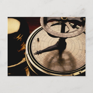 Equinoctiaal ZonneHorloge   1880 Briefkaart