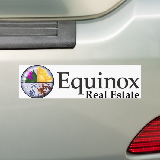 Equinox-Bumpersticker Bumpersticker (Op auto)