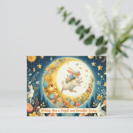 Equinox Euphoria Heldere en mooie lente Briefkaart (Staand voorkant)