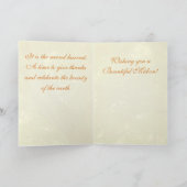 Equinox Mabon krans Feestdagen Kaart (Binnen)