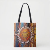 Equinox Mandala Zon Tote Bag (Voorkant)