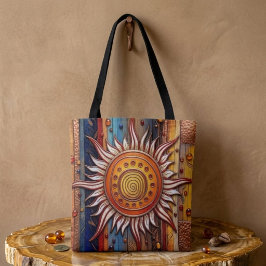Equinox Mandala Zon Tote Bag
