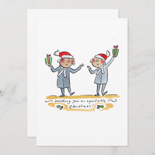 Equitable Christmas Kaart (Voorkant / Achterkant)