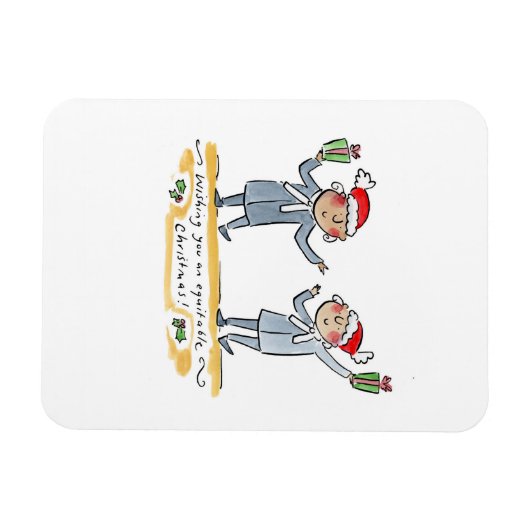 Equitable Christmas Magneet (Horizontaal)