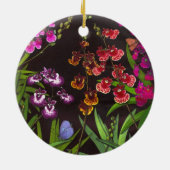 Equitant Oncidium Tolumnia Orchids Ornament (Achterkant)