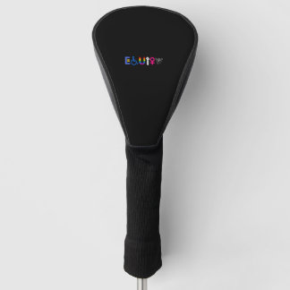 _EQUITY_ Gelijke rechten LGBTQ Bondgenoot Eenheid Golfheadcover