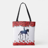 Equity Horse Lover Glamoureuze Hearths Tote Bag (Achterkant)