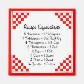 Equivalente keukenhelpermagneet ontvangen magneet (Voorkant)