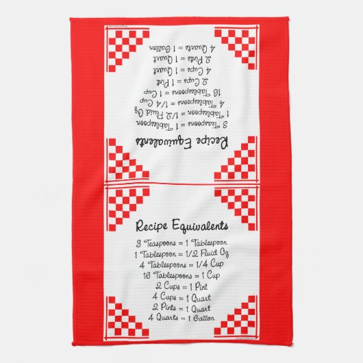 Equivalente rode controles ontvangen theedoek (Verticaal)