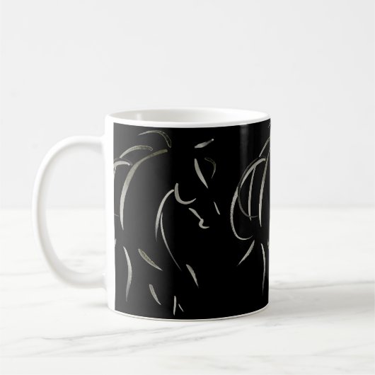 Equus Horse Mok in het zwart (Links)