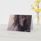 Equus Notecard Kaart (Gele Bloem)