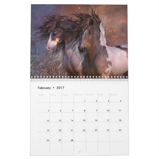 Equus Untamed Horse Calendar Kalender (Feb 2017)