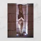 Eqyptian standbeeld briefkaart (Voorkant)