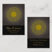 Eqyptian Sunburst met Stripes Visitekaartje (Voorkant / Achterkant)