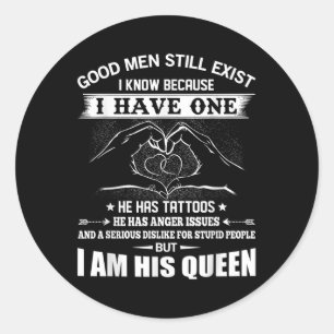 Er bestaan nog steeds goede Mannen die ik ken, wan Ronde Sticker