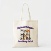 Er bestaat niet zoiets als te veel katten! tote bag (Voorkant)