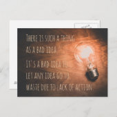 Er bestaat zoiets als een slecht idee briefkaart (Voorkant / Achterkant)