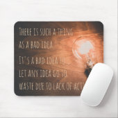 Er bestaat zoiets als een slecht idee muismat (Met muis)