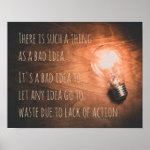 Er bestaat zoiets als een slecht idee poster (Voorkant)