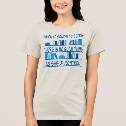 Er Bestaat Zoiets Niet Als Plankbeheer Tri-Blend Shirt (Voorkant)
