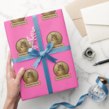 Er Broeit Iets Roze Hot Wrapping Paper