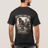 Er cool uitzien telt T-shirt (Achterkant)