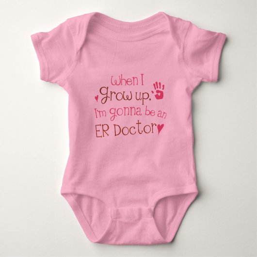 Er Doctor (Future) Baby Baby T-Shirt (Voorkant)