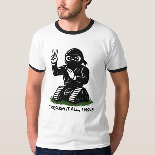 ER DOORHEEN, BEWEEG IK T-SHIRT (Voorkant)