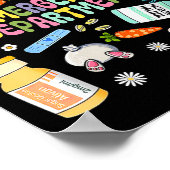 Er Easter Nurse Crew Easter Day Emergency Room Nur Poster (Hoek)