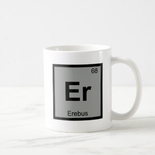 Er - Erebus Grieks chemiesuriedetectiesymbool Koffiemok